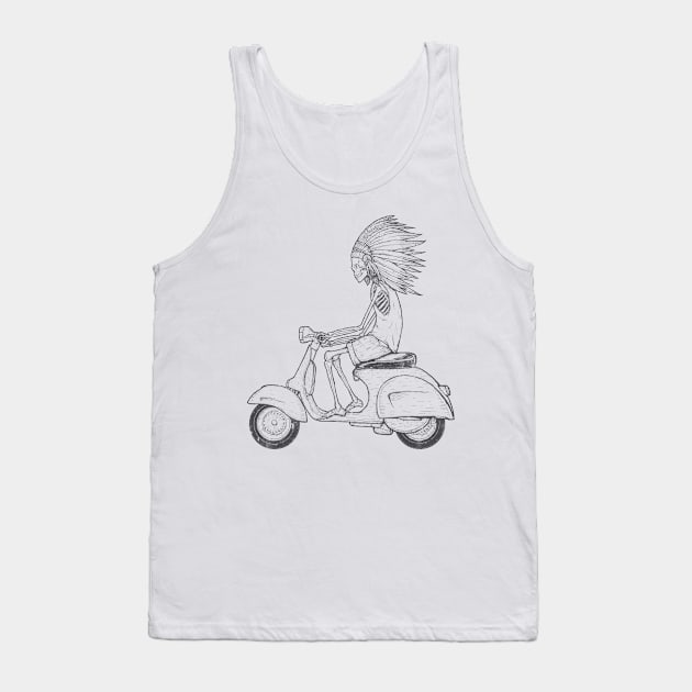 Biker Tank Top by mikekoubou